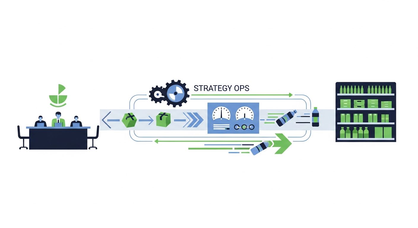 جاریسازی استراتژی در صنعت FMCG؛ نقش لایه Strategy Ops در مدیریت توزیع و سرعت