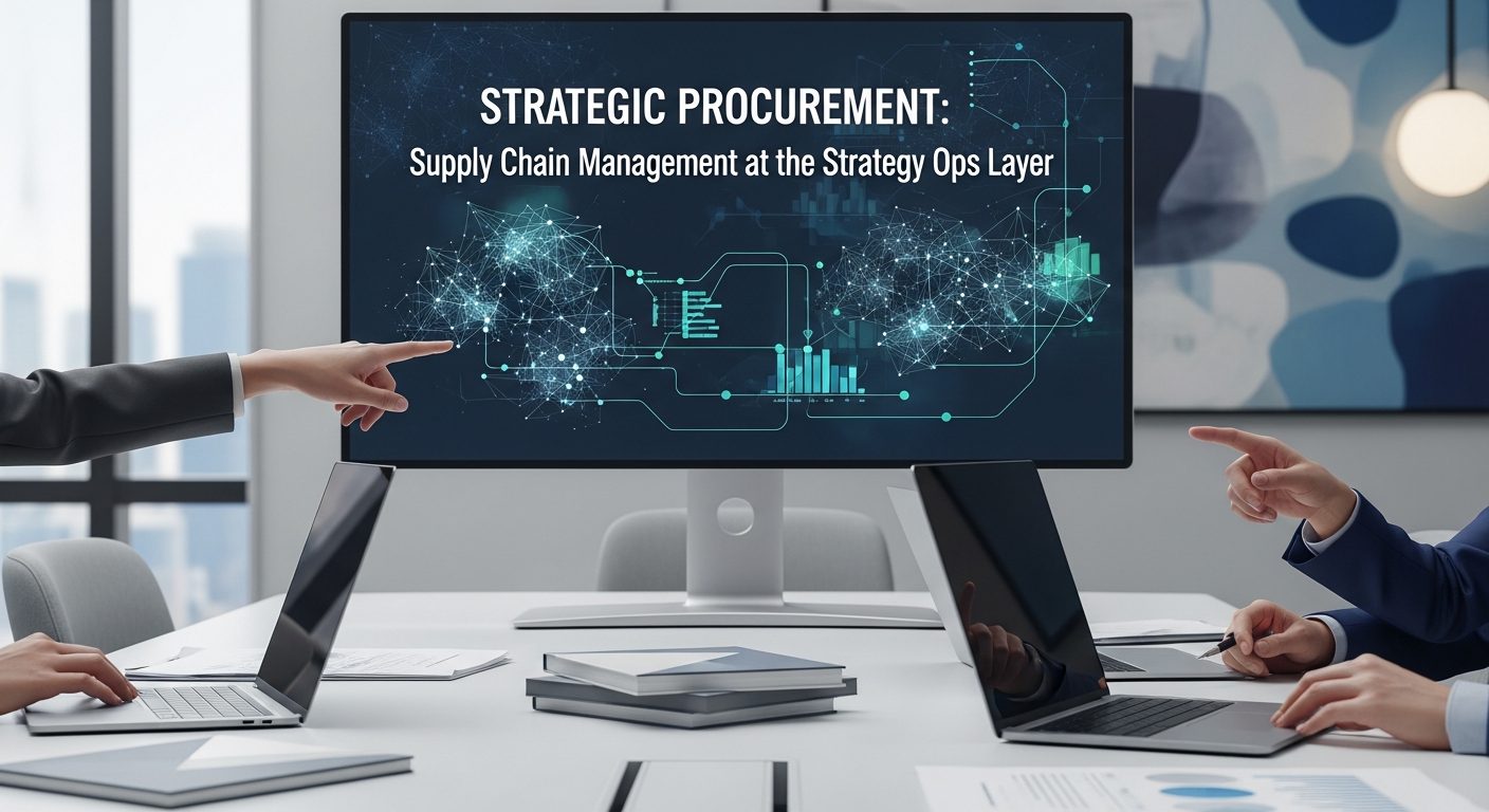تدارکات استراتژیک؛ مدیریت زنجیره تأمین در لایه Strategy Ops