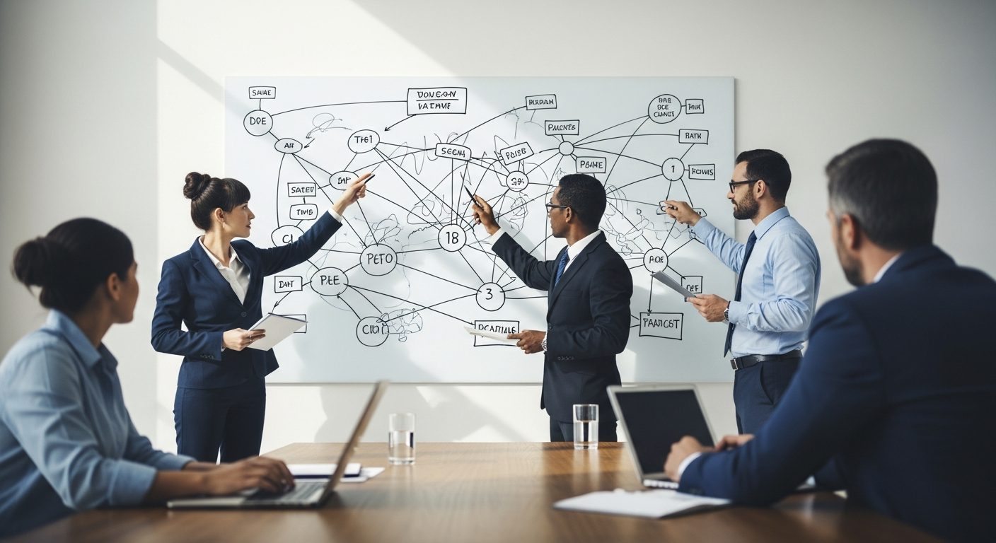 شناسایی و ترسیم وابستگی‌های متقابل در سطوح سازمانی