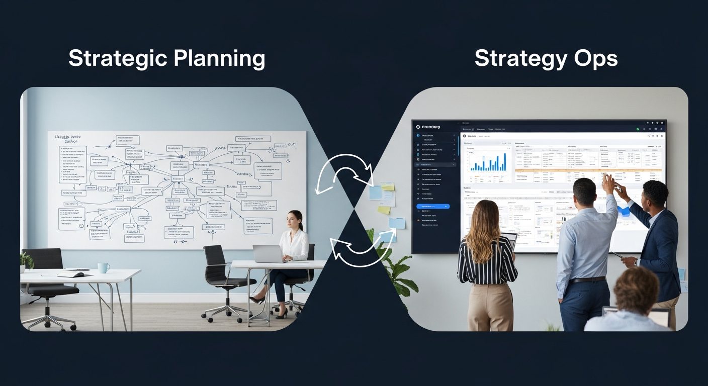 تفاوت Strategy Ops و برنامه‌ریزی استراتژیک؛ چرا تیم‌های اجرایی شکست می‌خورند؟