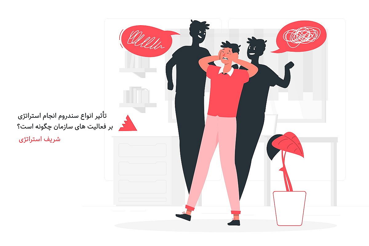 تأثیر انواع سندروم انجام استراتژی بر فعالیت های سازمان چگونه است؟