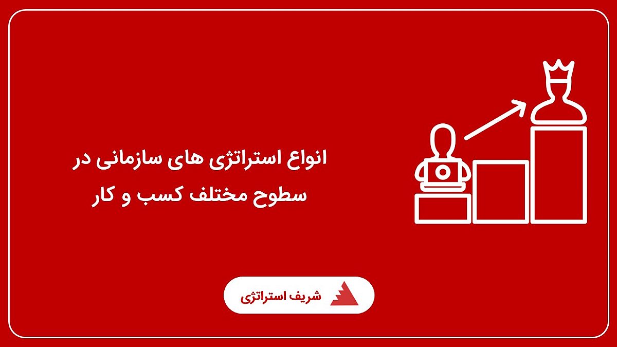 معرفی انواع استراتژی های سازمانی در سطوح مختلف کسب و کار