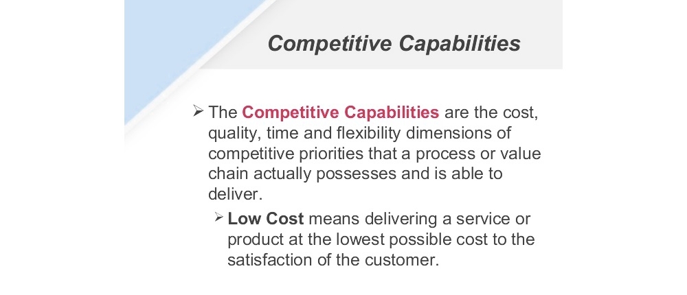 تعریف قابلیت های رقابتی استراتژیک چیست
