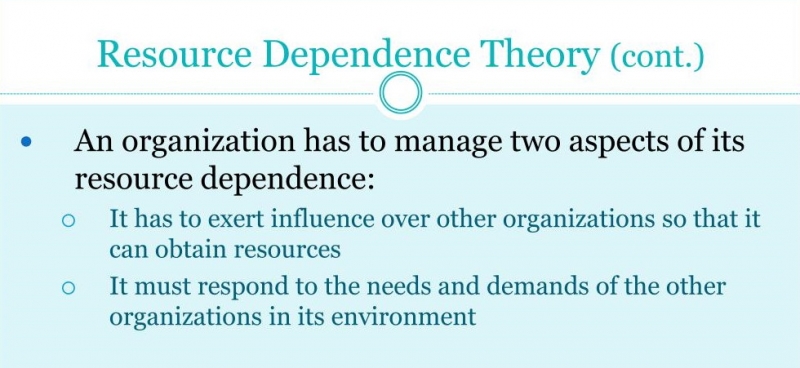 استزاتژی وابستگی منابع