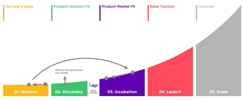 گراف مدیریت استراتژیک کارافرینی سازمانی برای کسب و کارهای استرات آپی و نوپا