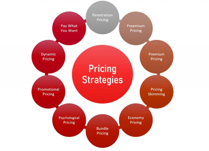 استراتژی قیمت گذاری مختلف