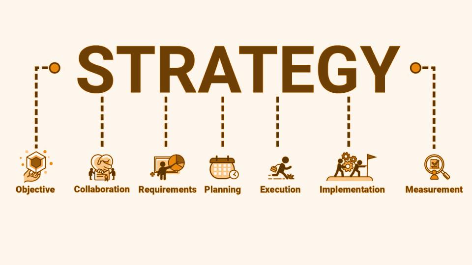 بخشهای مختلف استراتژی